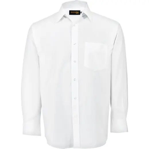 White Oxford Lounge Long Sleeve Mens
